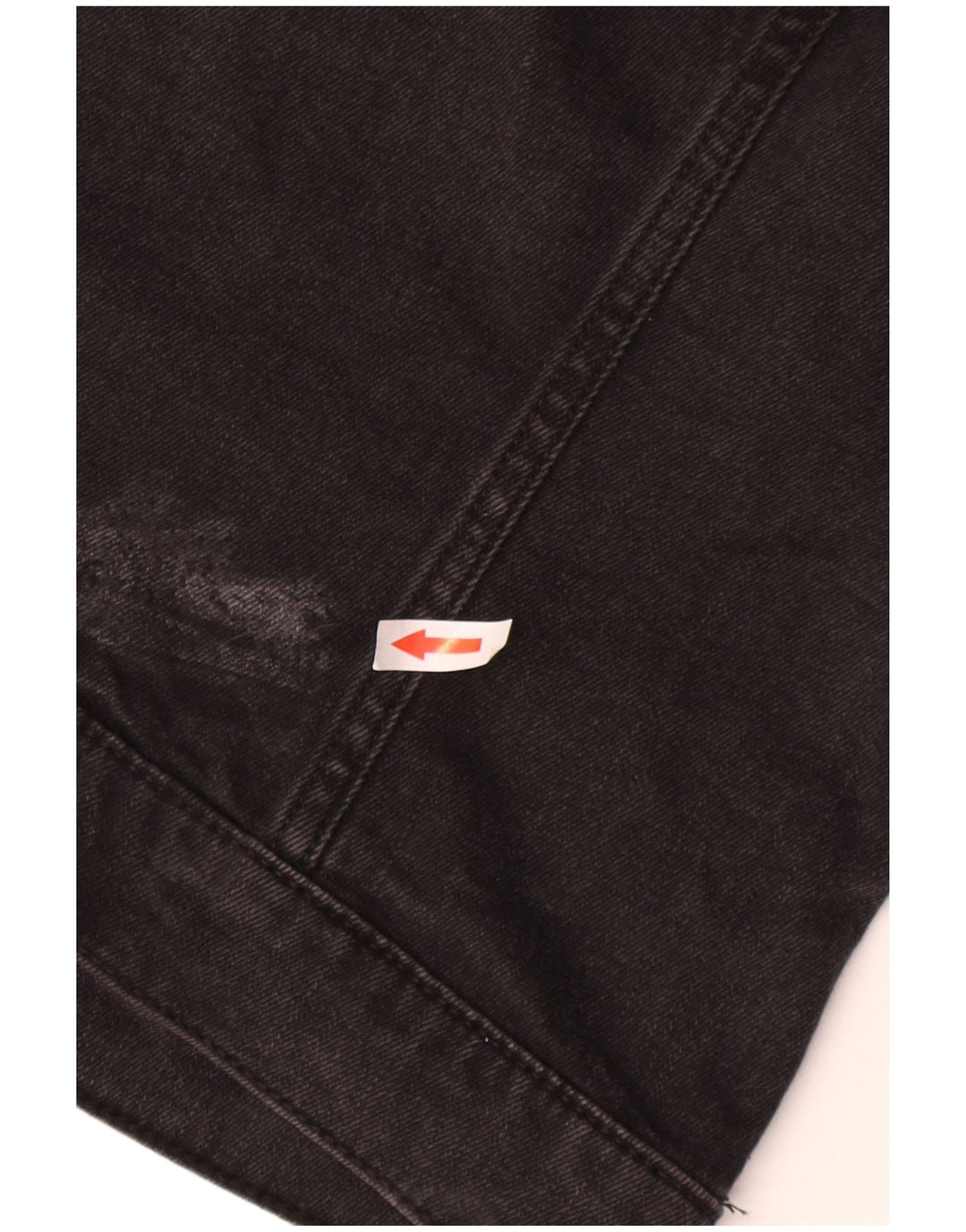 Giacca di jeans con cappuccio da donna Hollister UK 14 Colorblock grigio medio