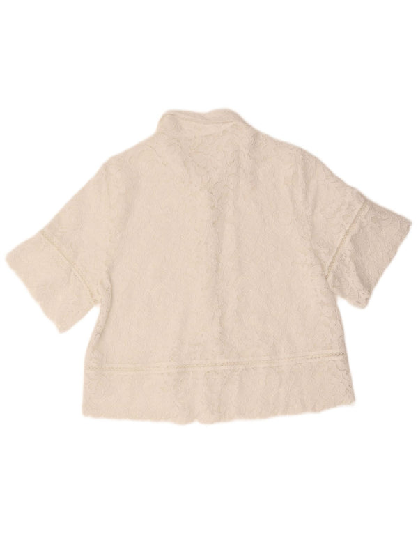 Camicia a maniche corte corta da donna Intimissimi UK 12 Medium White Floral