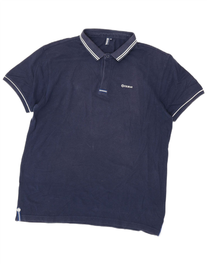 Polo da uomo Colmar XL in cotone blu navy