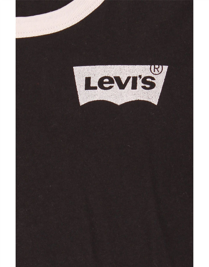 T-shirt da donna Levi's Top UK 14 Medium Black Colourblock