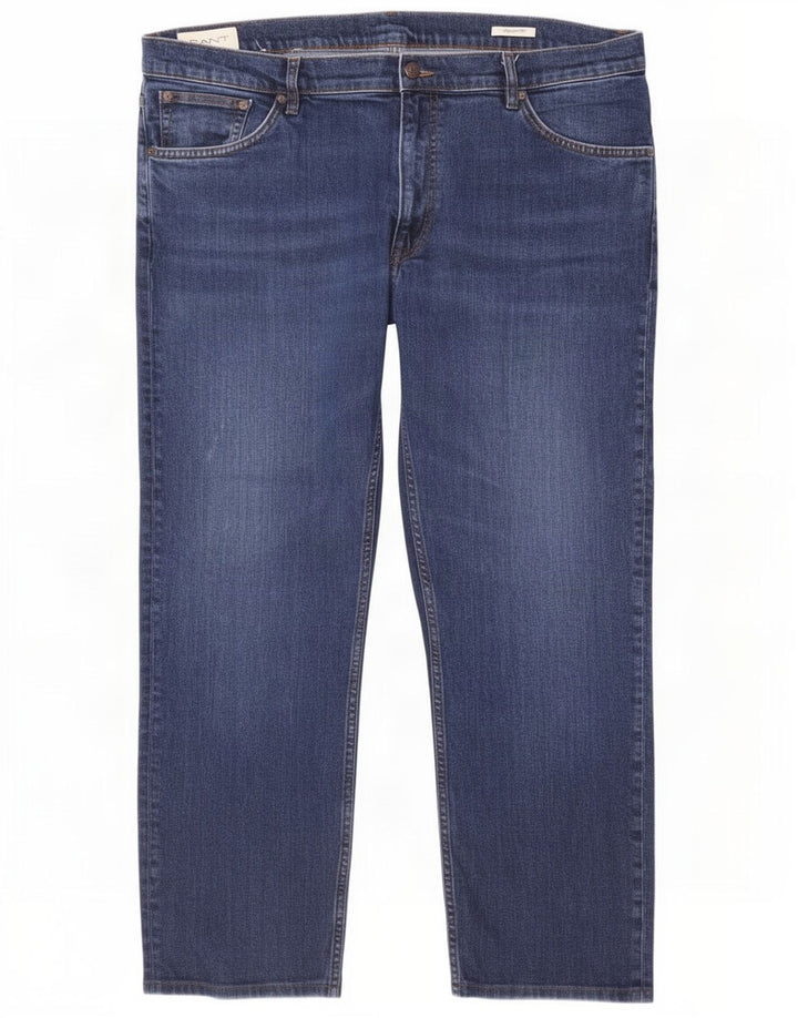 Jeans dritti da uomo vestibilità regolare Gant W42 L29 Blu