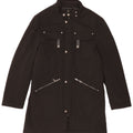 Soprabito vintage da uomo IT 50 grande in poliestere nero