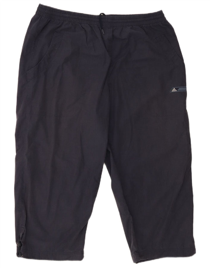 Pantaloni da tuta Adidas Capri da uomo XL in poliestere blu navy
