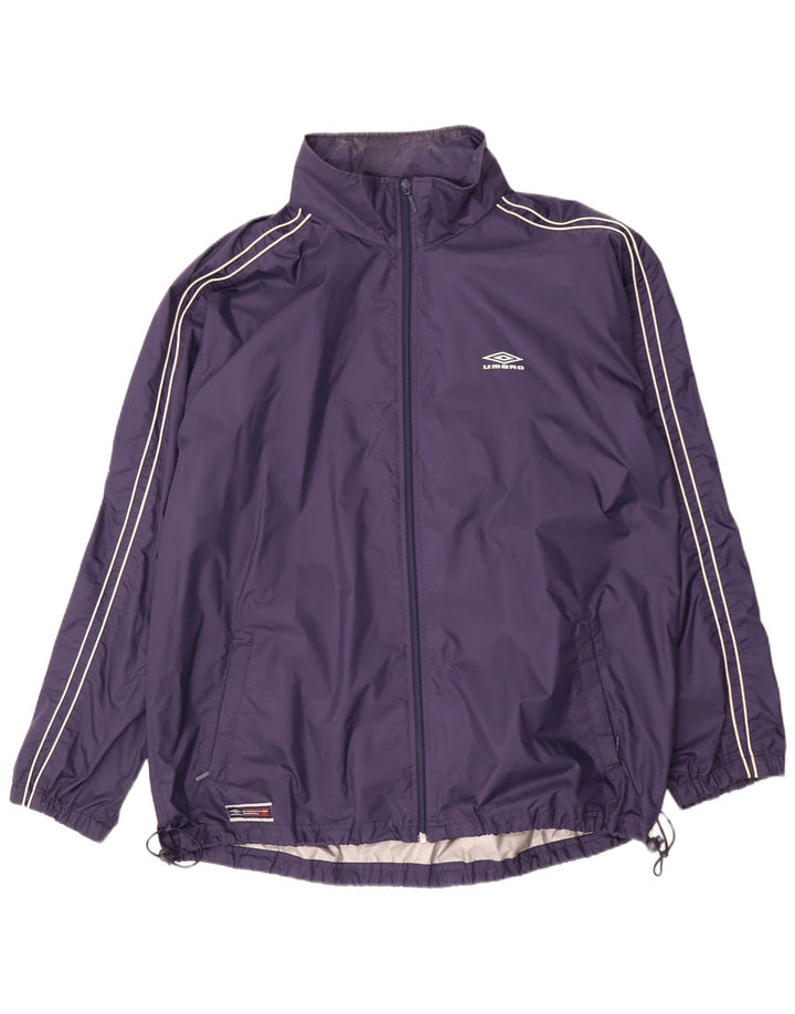 Giacca da tuta da uomo Umbro UK 42 XL Nylon blu navy
