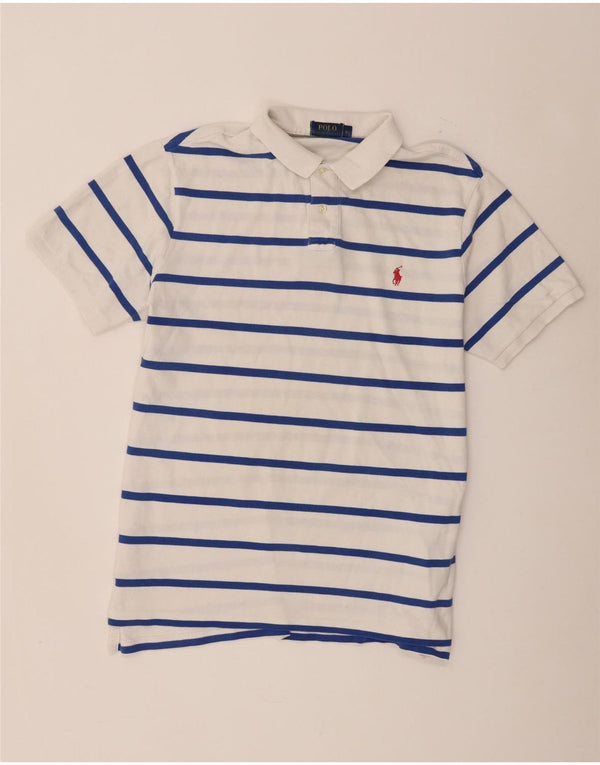 Polo Ralph Lauren Camicia da uomo XL in cotone a righe bianche