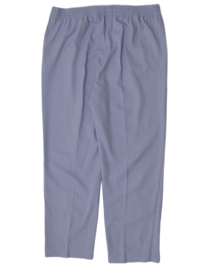 Pantaloni vestibilità regolare da donna Marks & Spencer UK 16 Large W34 L28 Blu