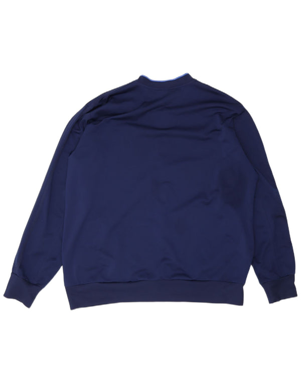 Giacca da tuta da uomo Adidas 2XL poliestere blu navy
