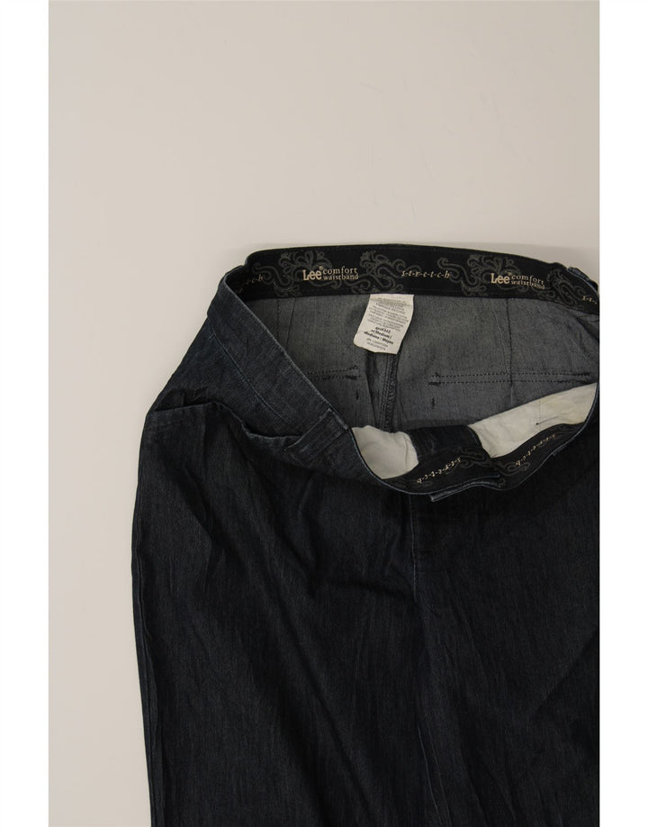 LEE Womens Straight Jeans US 10 Large W32 L32 Navy Blue Cotton Vintage Lee and Second-Hand Lee from Messina Hembry 
