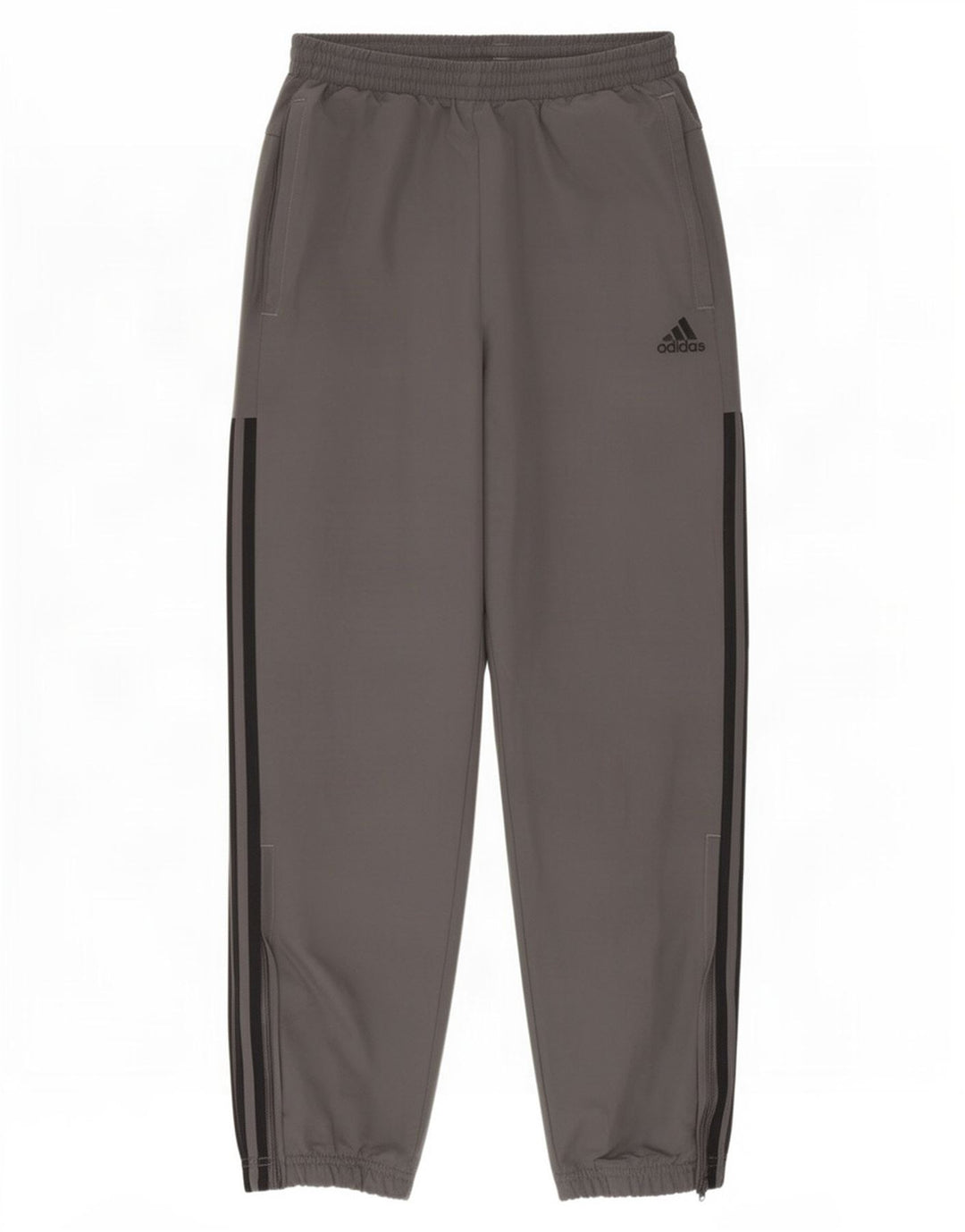 Pantaloni da tuta da uomo Adidas Joggers in poliestere grigio medio