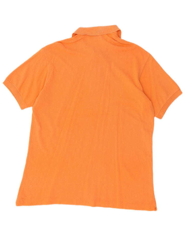 Polo da uomo LACOSTE taglia 5 grande in cotone arancione