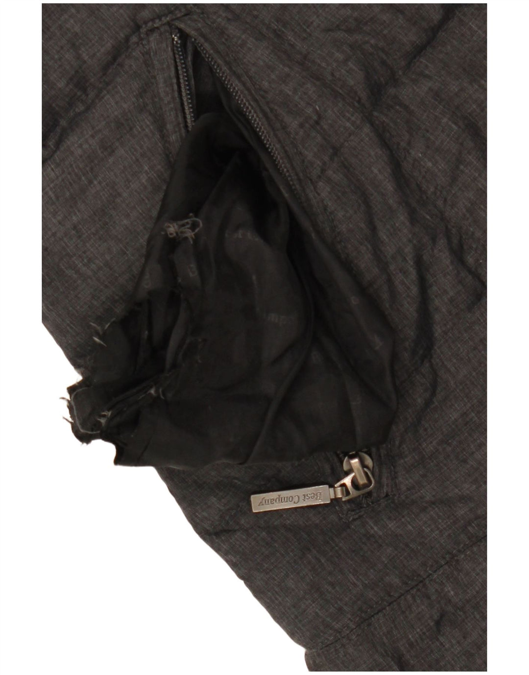 Giacca imbottita da donna BEST COMPANY UK 14 grande grigia