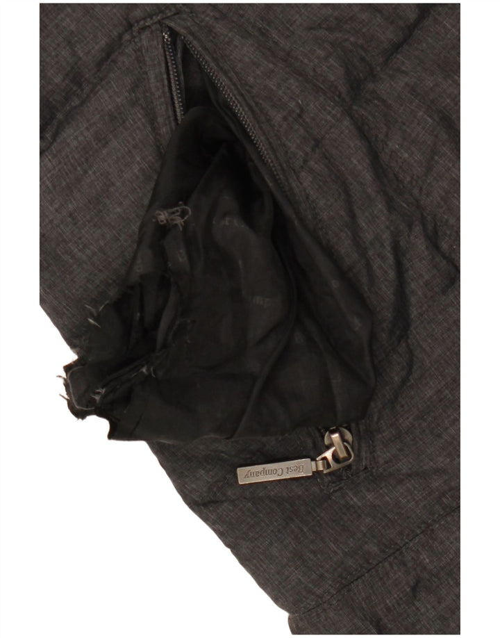 Giacca imbottita da donna BEST COMPANY UK 14 grande grigia