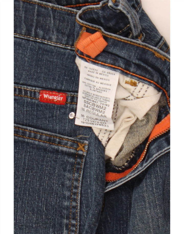 Jeans dritti da ragazzo Wrangler 15-16 anni W28 L28 cotone blu