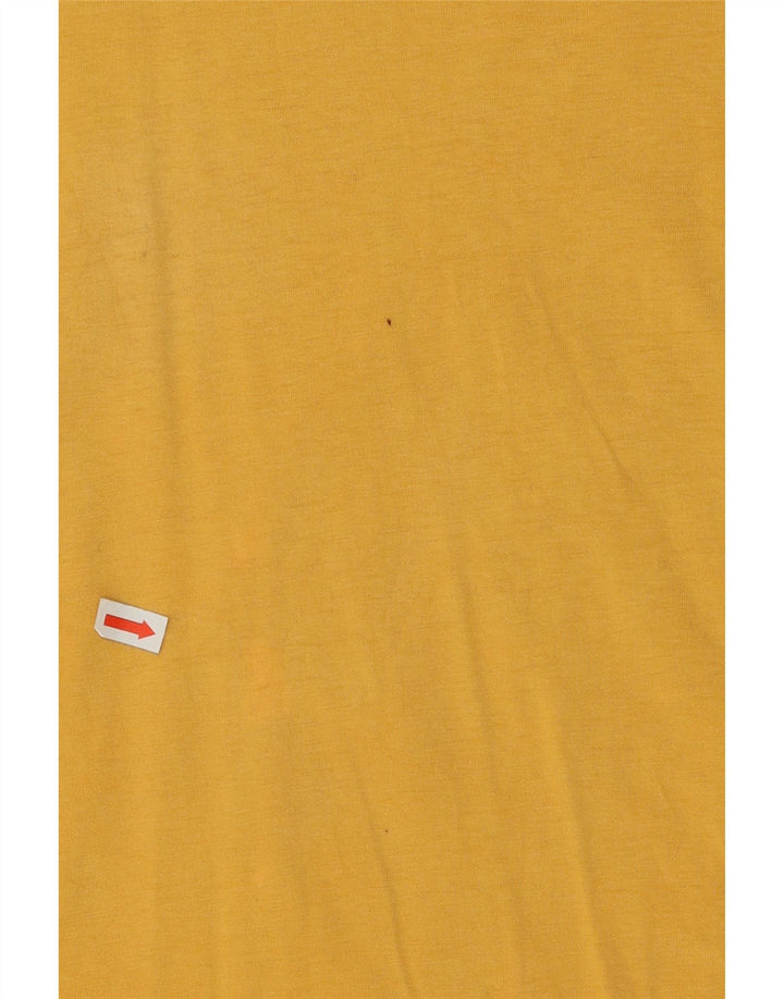 LEVI'S Womens T-Shirt Top UK 10 Small Yellow Cotton Vintage Levi's and Second-Hand Levi's from Messina Hembry 