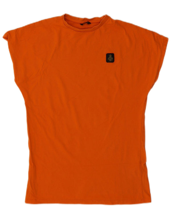 Refrigiwear T-shirt Top Bambina 13-14 Anni Cotone Arancione