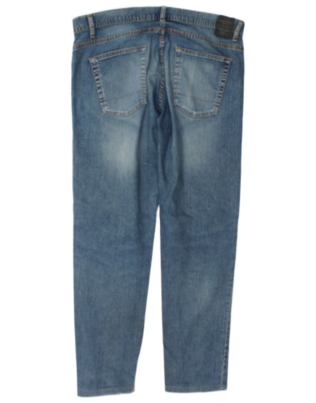 Jeans slim da uomo Zara EU 44 Large W34 L30 Blu