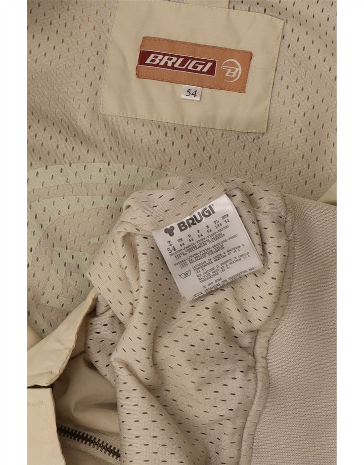 Giubbotto bomber da uomo Brugi UK 44 2XL Cotone beige