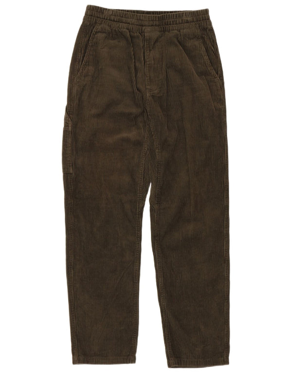 Carhartt Womens Straight Cargo Corduroy Trousers XS W25 L27 Khaki Cotton