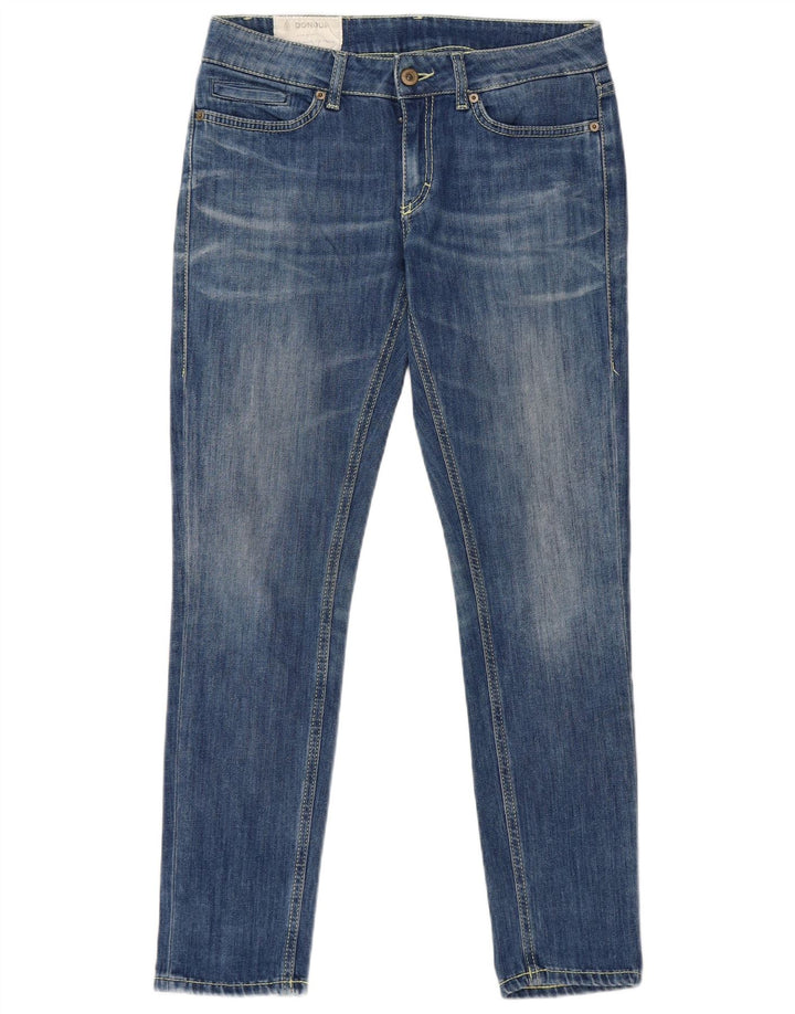 Jeans slim da donna Dondup W28 L28 cotone blu