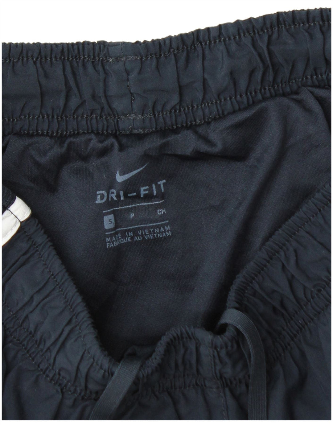 Pantaloncini sportivi NIKE da donna Dri Fit UK 10 piccoli in poliestere blu navy