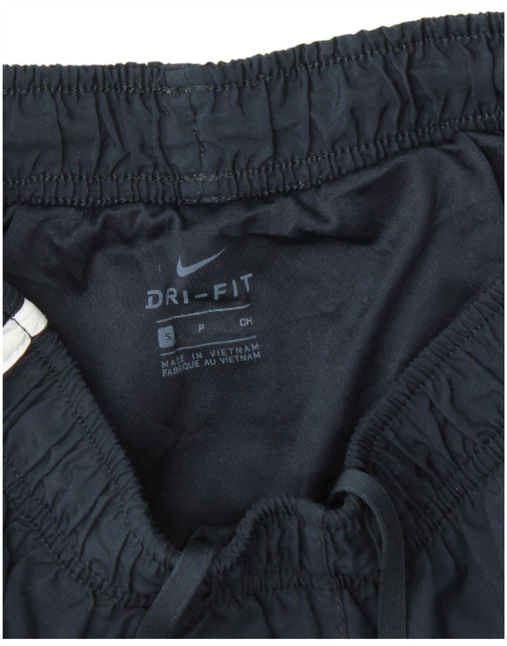 Pantaloncini sportivi NIKE da donna Dri Fit UK 10 piccoli in poliestere blu navy