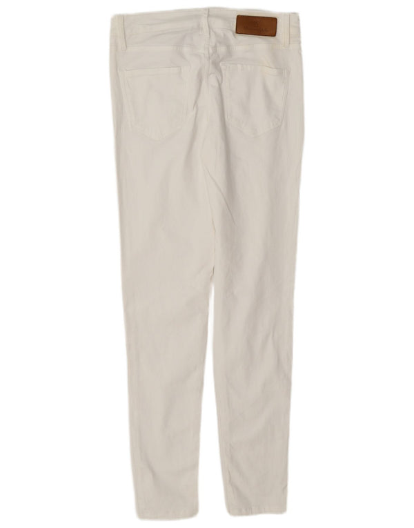 Pantaloni casual skinny da donna Massimo Dutti EU 40 Medium W30 L29 Bianco