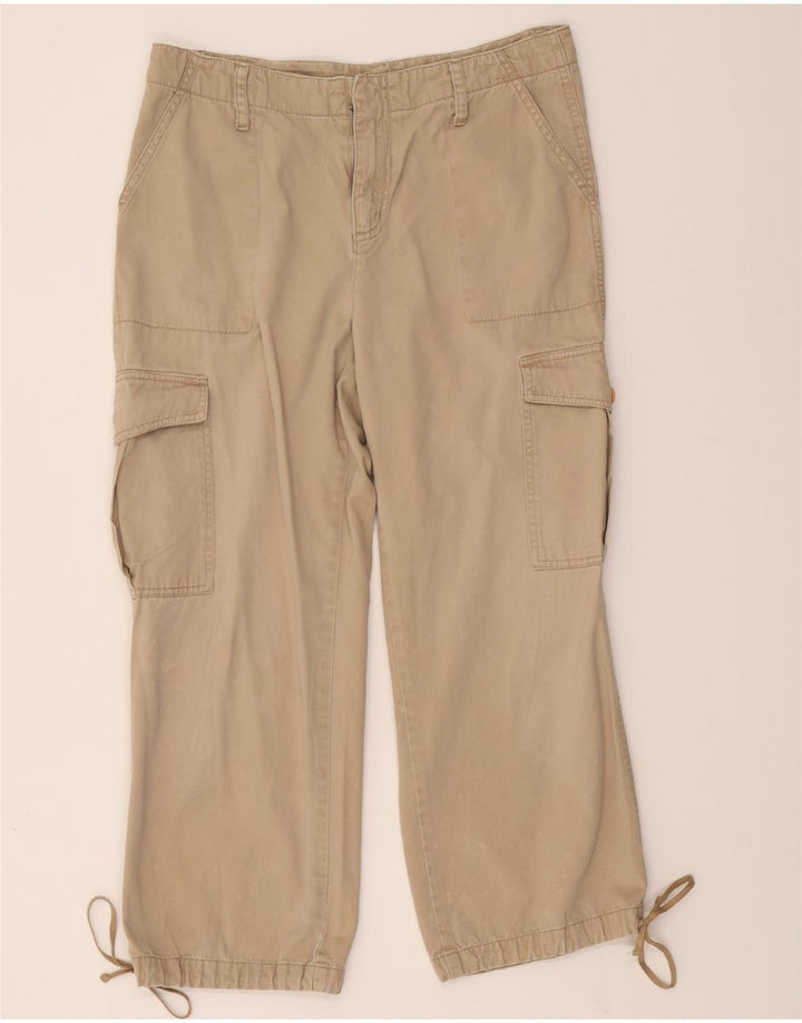 DKNY Womens Straight Cargo Trousers US 8 Medium W26 L25 Beige Cotton Vintage Dkny and Second-Hand Dkny from Messina Hembry 
