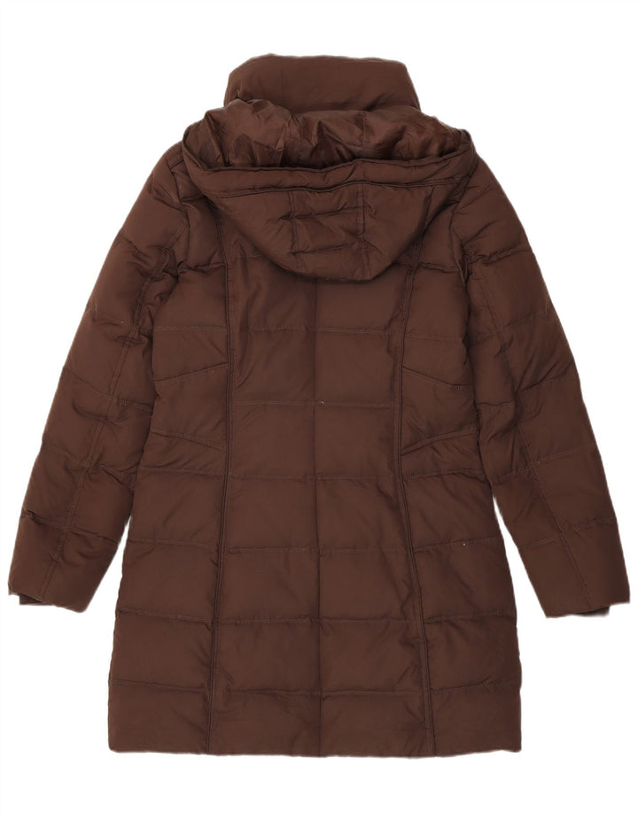 Cappotto imbottito con cappuccio da donna EDC UK 14 Poliestere marrone medio