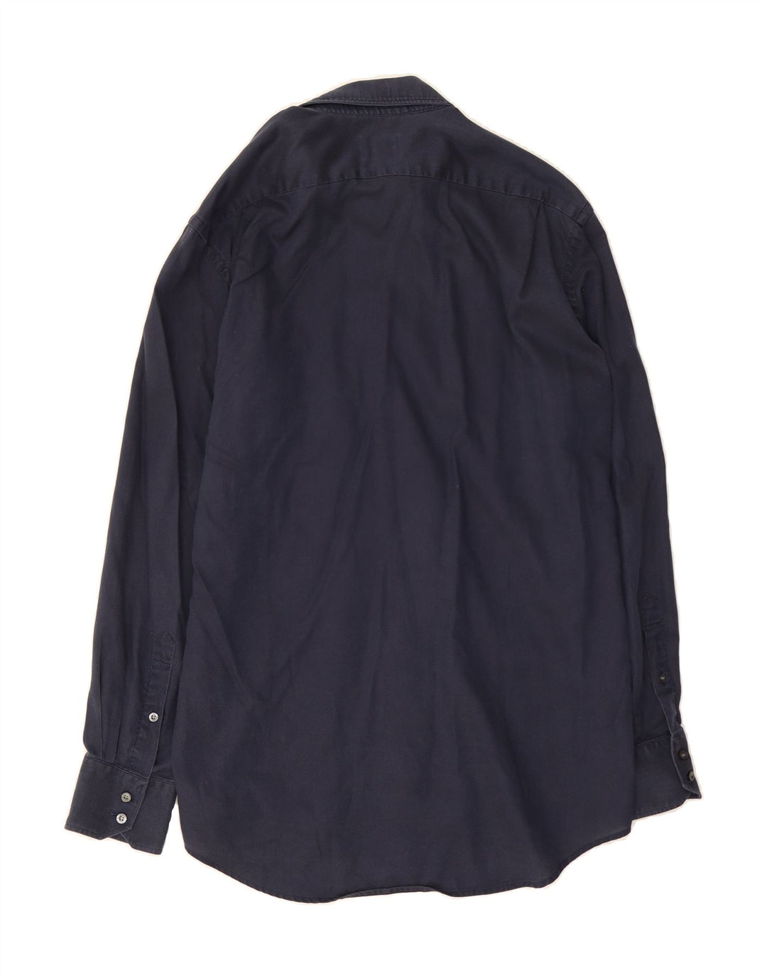 LACOSTE Mens Shirt Size 39 Small Navy Blue Cotton Vintage Lacoste and Second-Hand Lacoste from Messina Hembry 