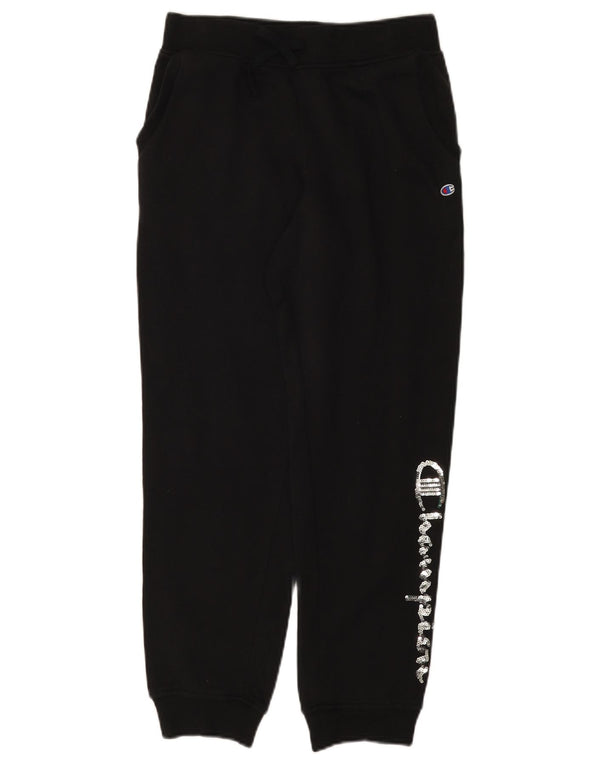 Pantaloni da tuta con grafica per ragazze CHAMPION Joggers 13-14 anni XL Nero