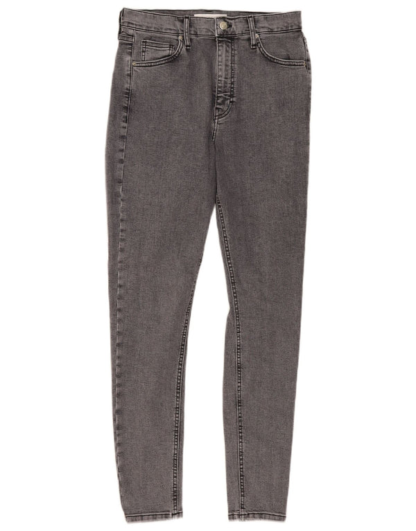 Topshop Jeans skinny Jamie da donna UK 12 Medio W30 L29 Cotone grigio