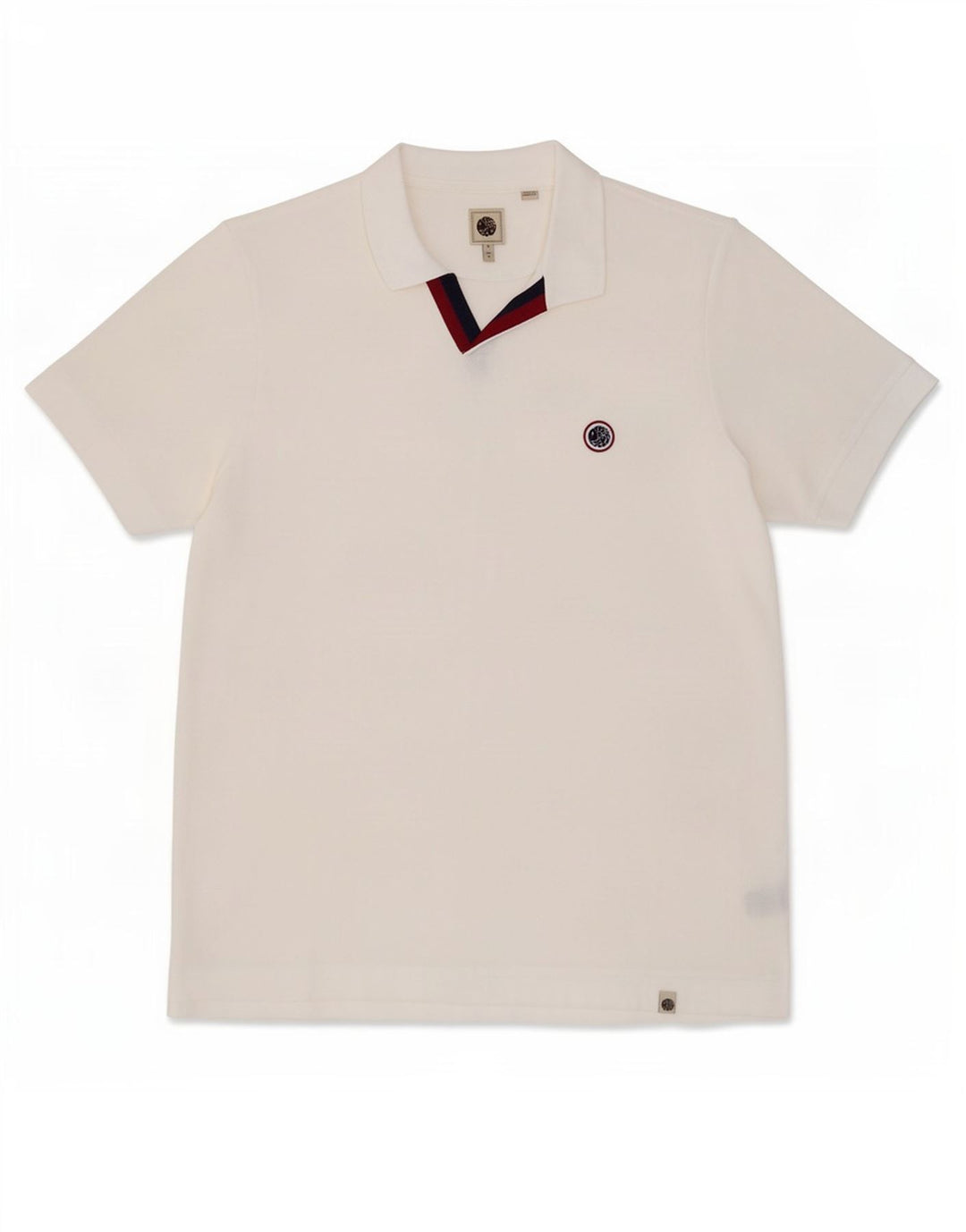 Polo da uomo Pretty Green XL in cotone bianco