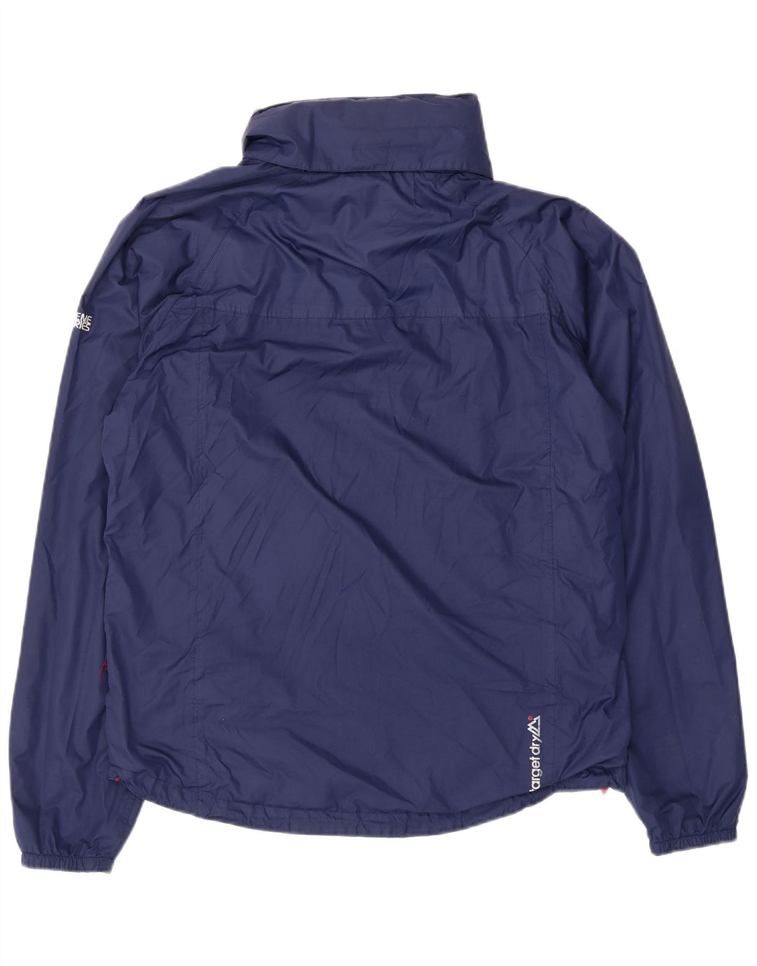 Giacca antipioggia con cappuccio da uomo Target Dry UK 38 poliestere medio blu navy