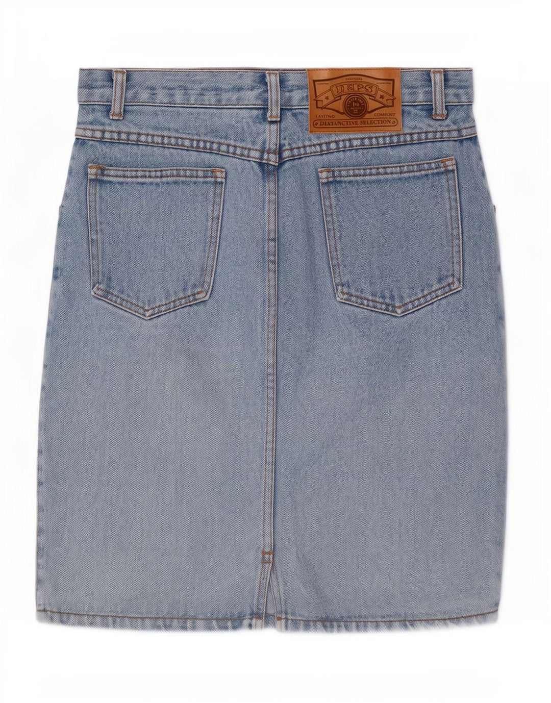 Gonna in denim da donna Jep W26 piccola in cotone blu