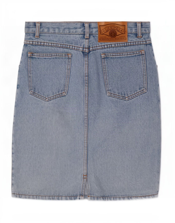 Gonna in denim da donna Jep W26 piccola in cotone blu