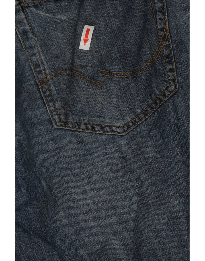 Pantaloncini di jeans vestibilità regolare da uomo Jack & Jones medi W32 cotone blu