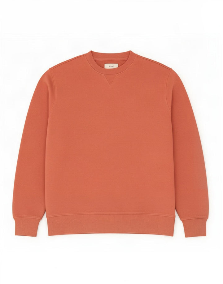 Felpa da uomo Marks & Spencer maglione XL cotone arancione