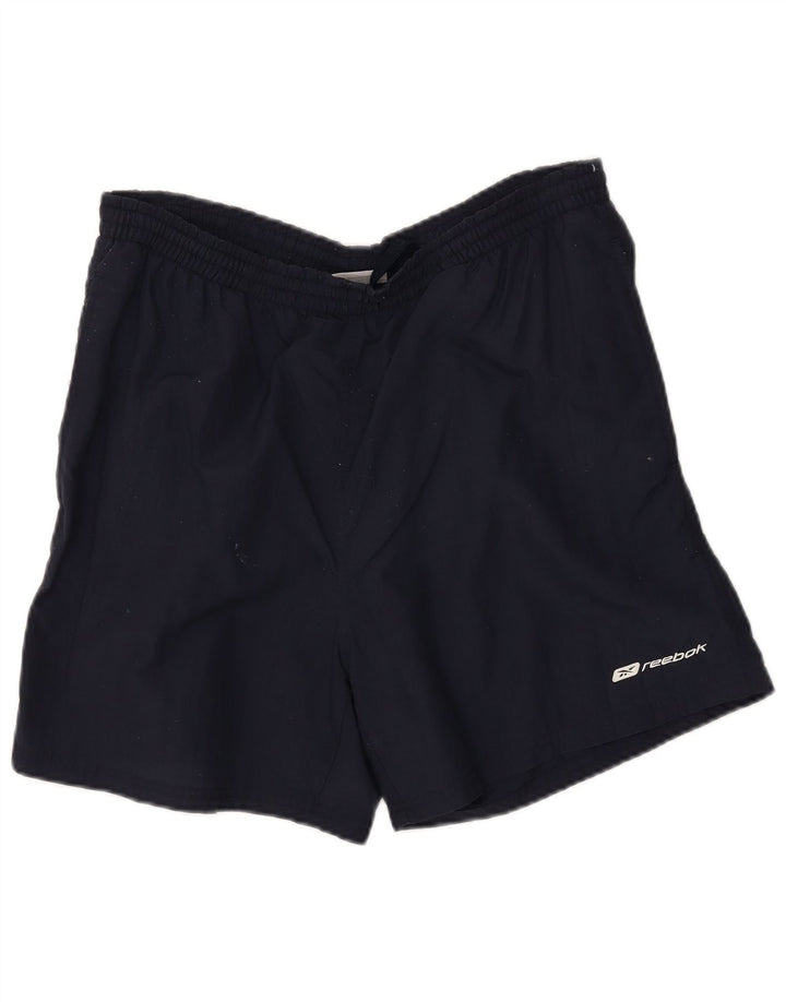 Pantaloncini da bagno Reebok da uomo grandi blu navy