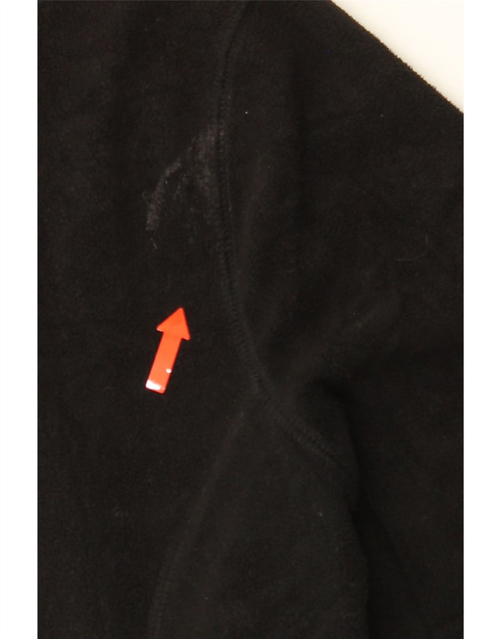 EDDIE BAUER Womens Fleece Jacket UK 14 Medium Black Polyester Vintage Eddie Bauer and Second-Hand Eddie Bauer from Messina Hembry 