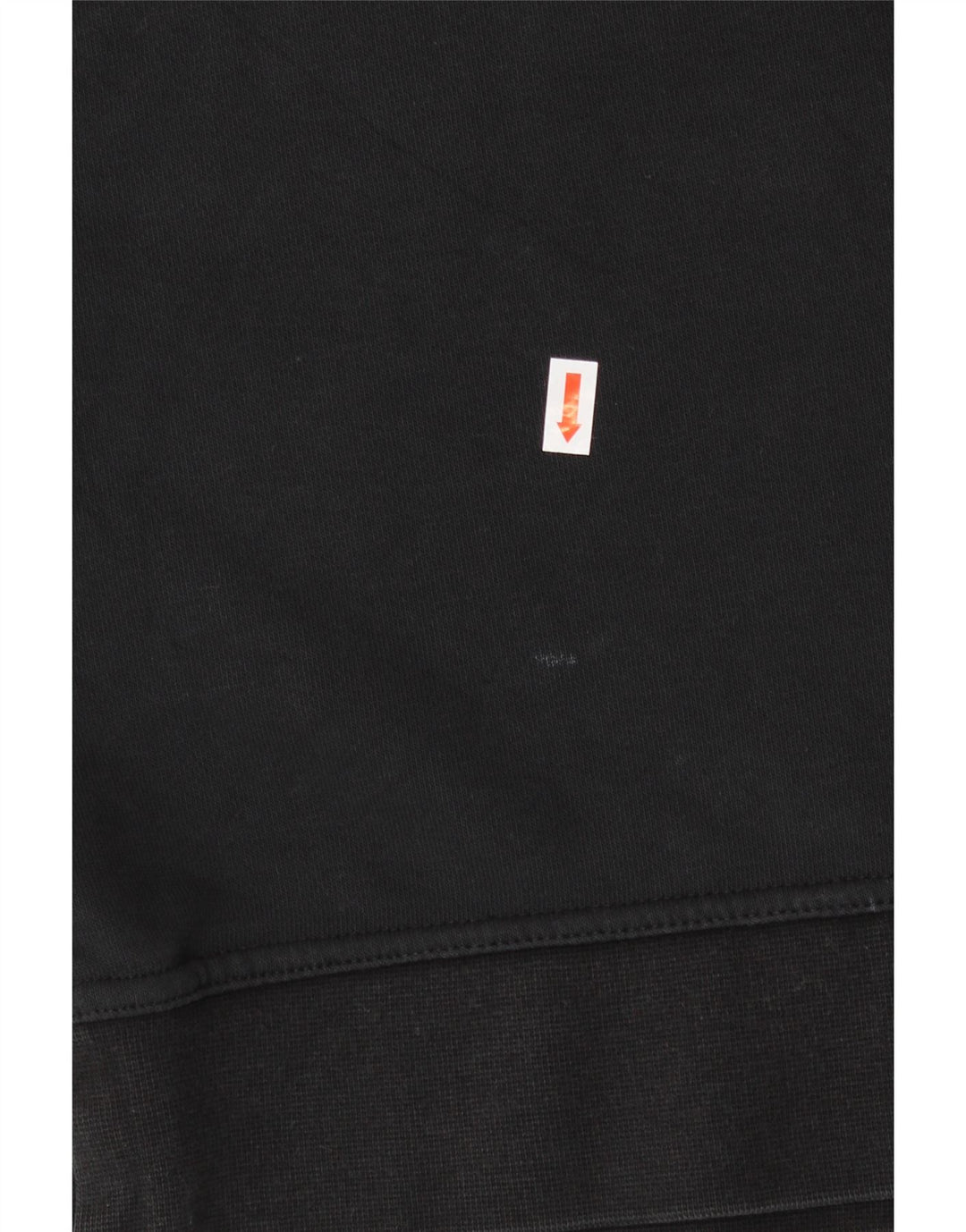 NIKE Womens Oversized Crop Graphic Sweatshirt Jumper UK 10 Small Black