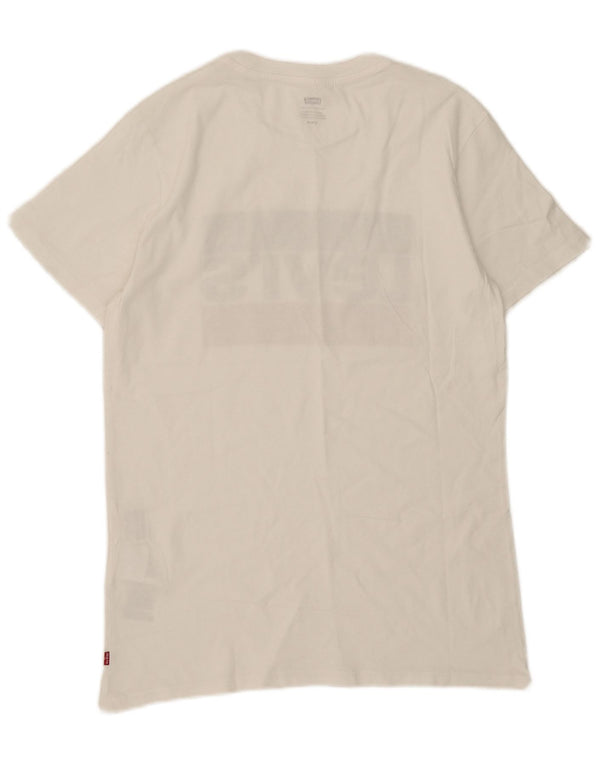 T-shirt grafica da uomo Levi's Top in cotone bianco medio