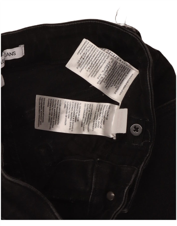 CALVIN KLEIN Jeans skinny da ragazzo 13-14 anni W26 L29 Cotone nero