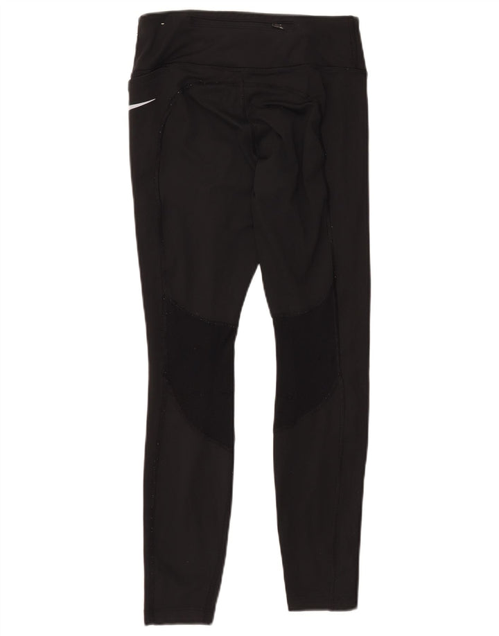Leggings Dri Fit da donna NIKE UK 10 piccolo poliestere nero