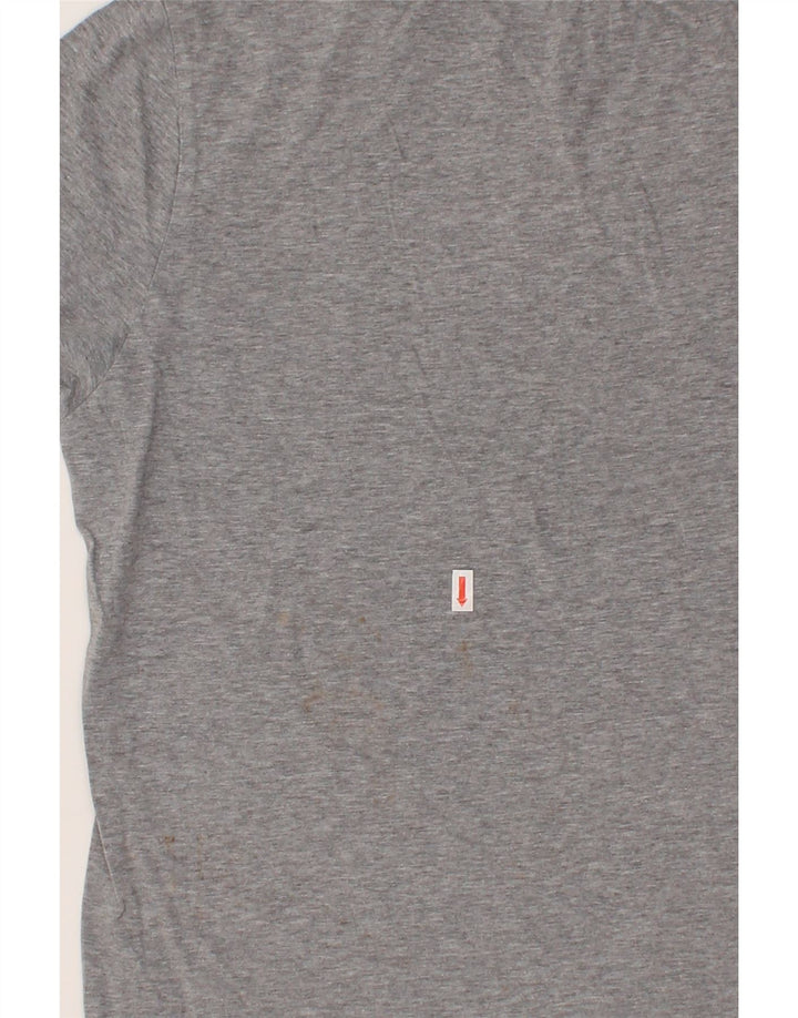 TOMMY HILFIGER T-shirt grafica da uomo Top in cotone grigio medio