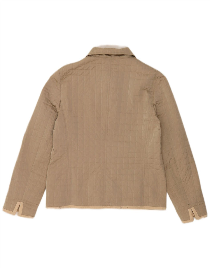 Giacca trapuntata da donna Marella UK 14 Poliestere beige medio