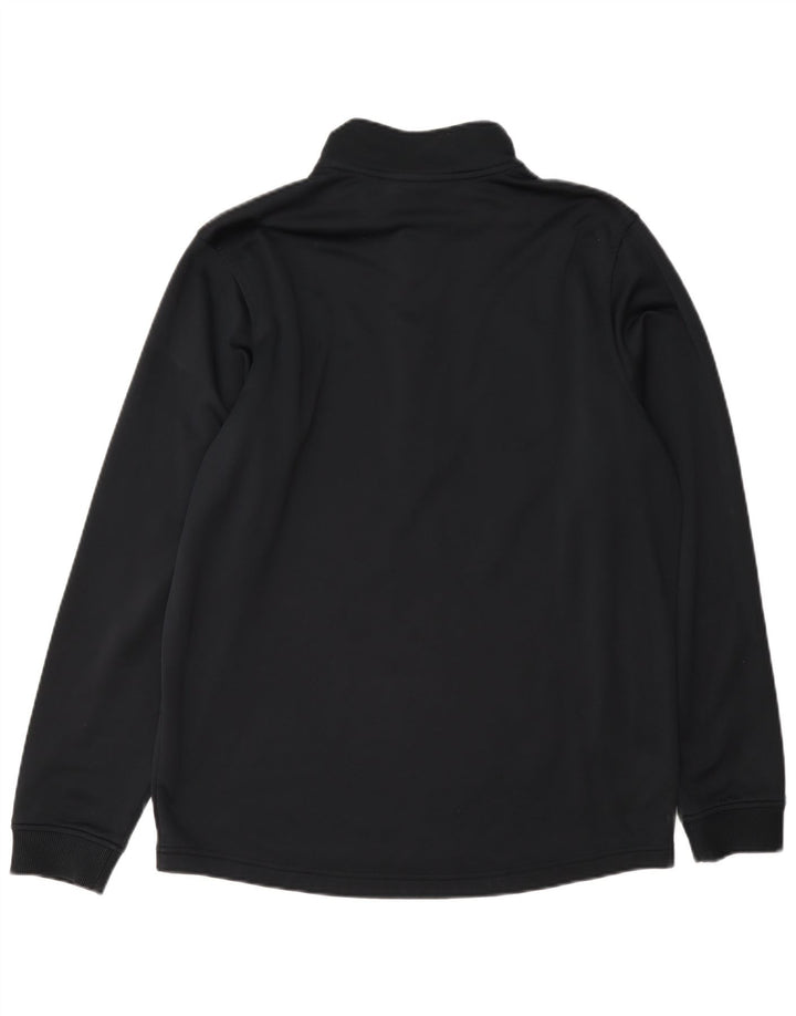 Maglia da ginnastica Under Armour da uomo Cold Gear con zip e collo, colore nero medio