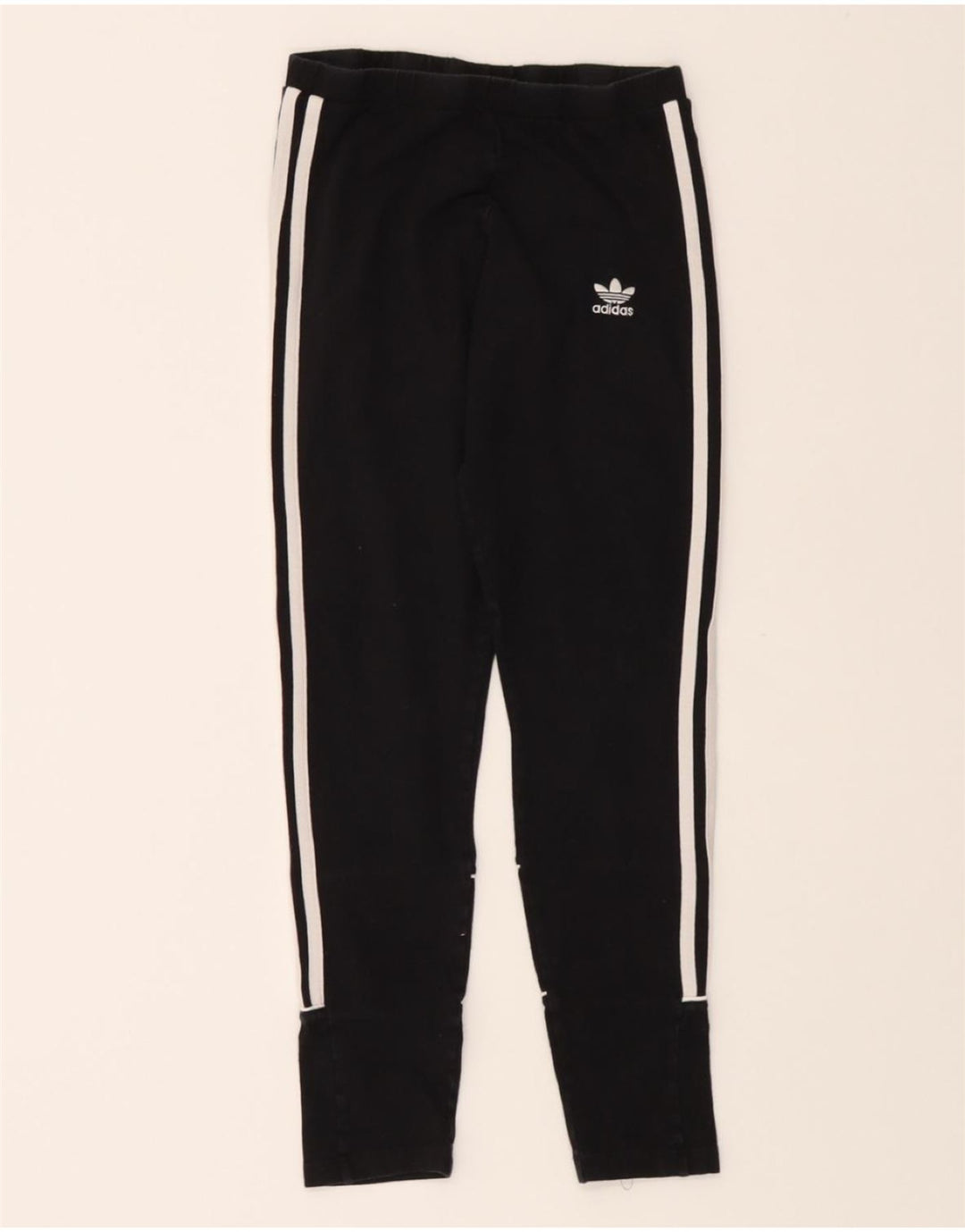 ADIDAS Womens Leggings UK 8 Small Black Cotton Vintage Adidas and Second-Hand Adidas from Messina Hembry 