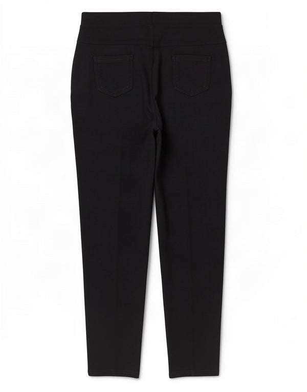 Pantaloni casual regolari da donna vintage IT 46 Large W32 L27 Cotone blu navy