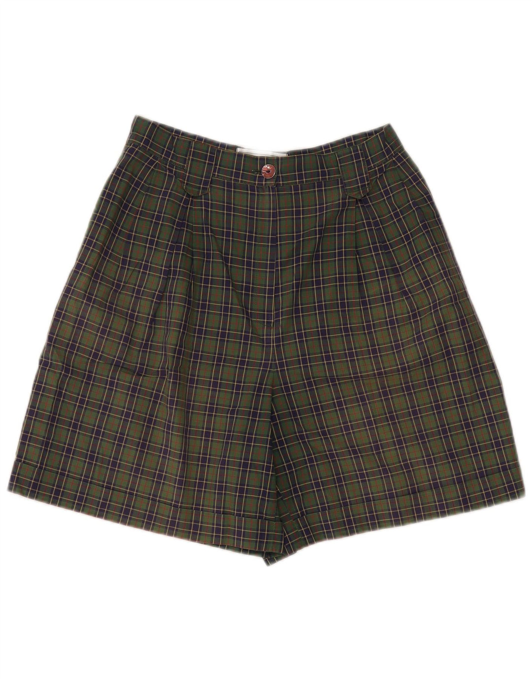 Pantaloncini chino da donna all over IT 44 medi W28 quadri verdi