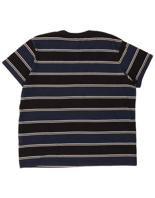 T-shirt da uomo Levi's Top grande in cotone a righe blu navy